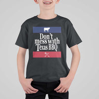 Don't Mess With Texas BBQ T Shirt For Kid