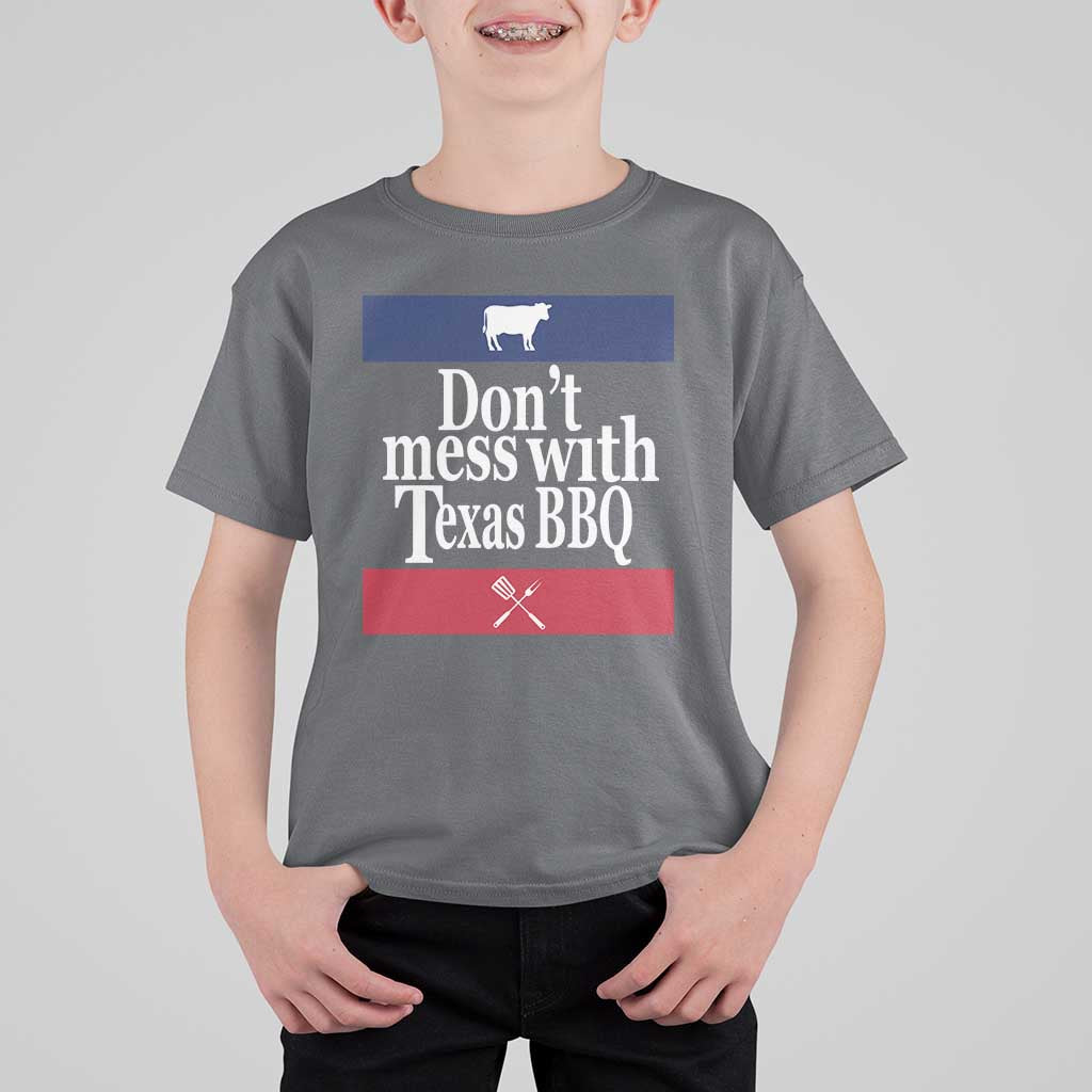 Don't Mess With Texas BBQ T Shirt For Kid