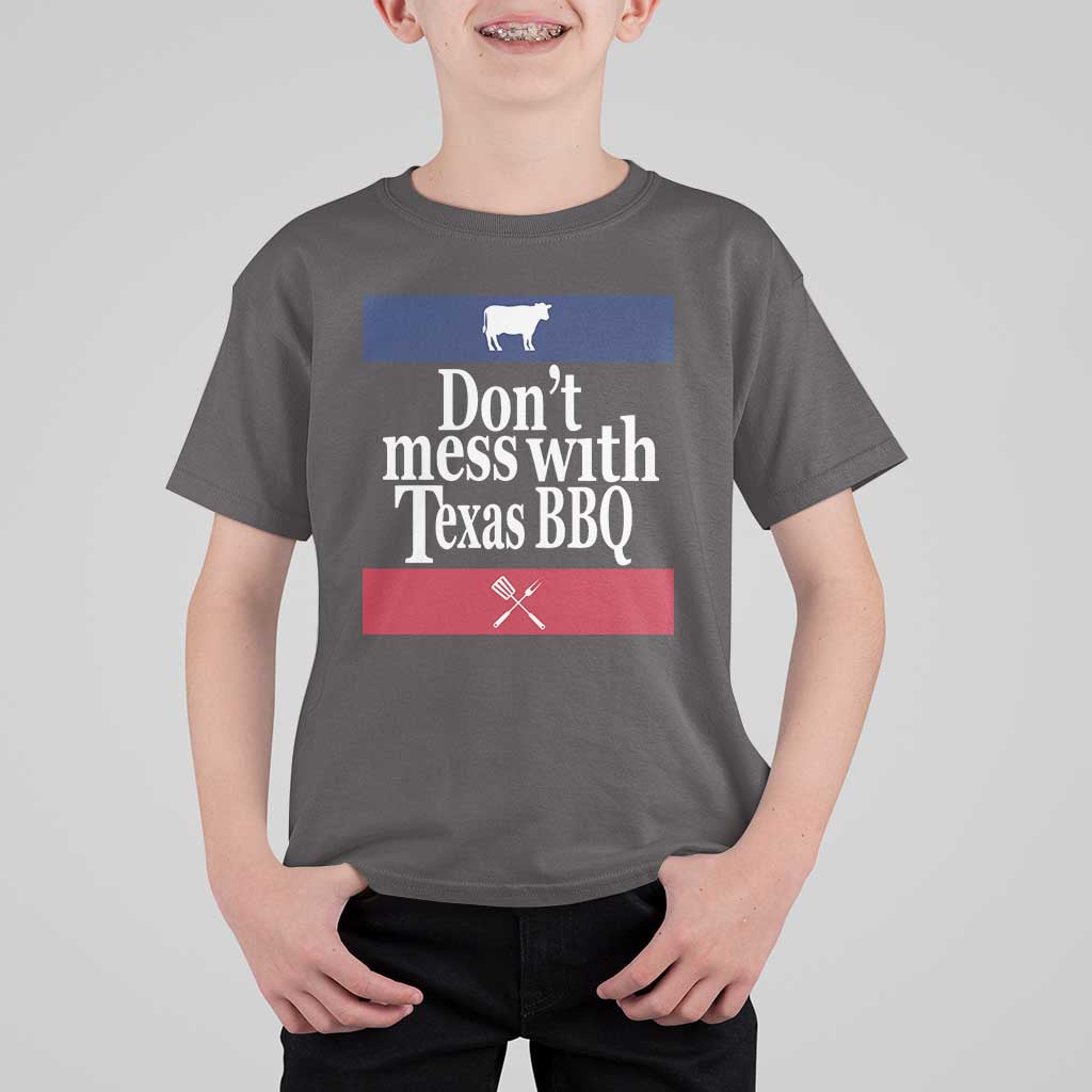 Don't Mess With Texas BBQ T Shirt For Kid