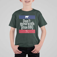 Don't Mess With Texas BBQ T Shirt For Kid