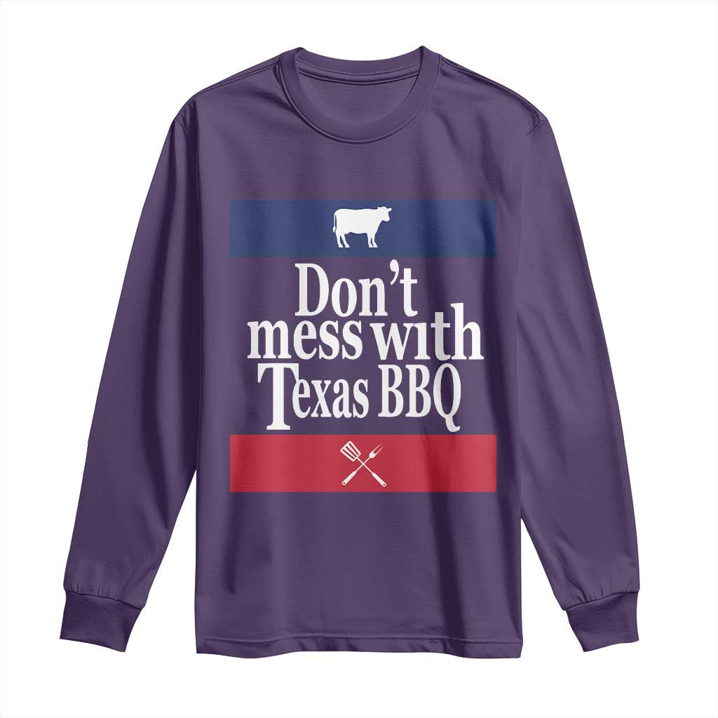 Don't Mess With Texas BBQ Long Sleeve Shirt