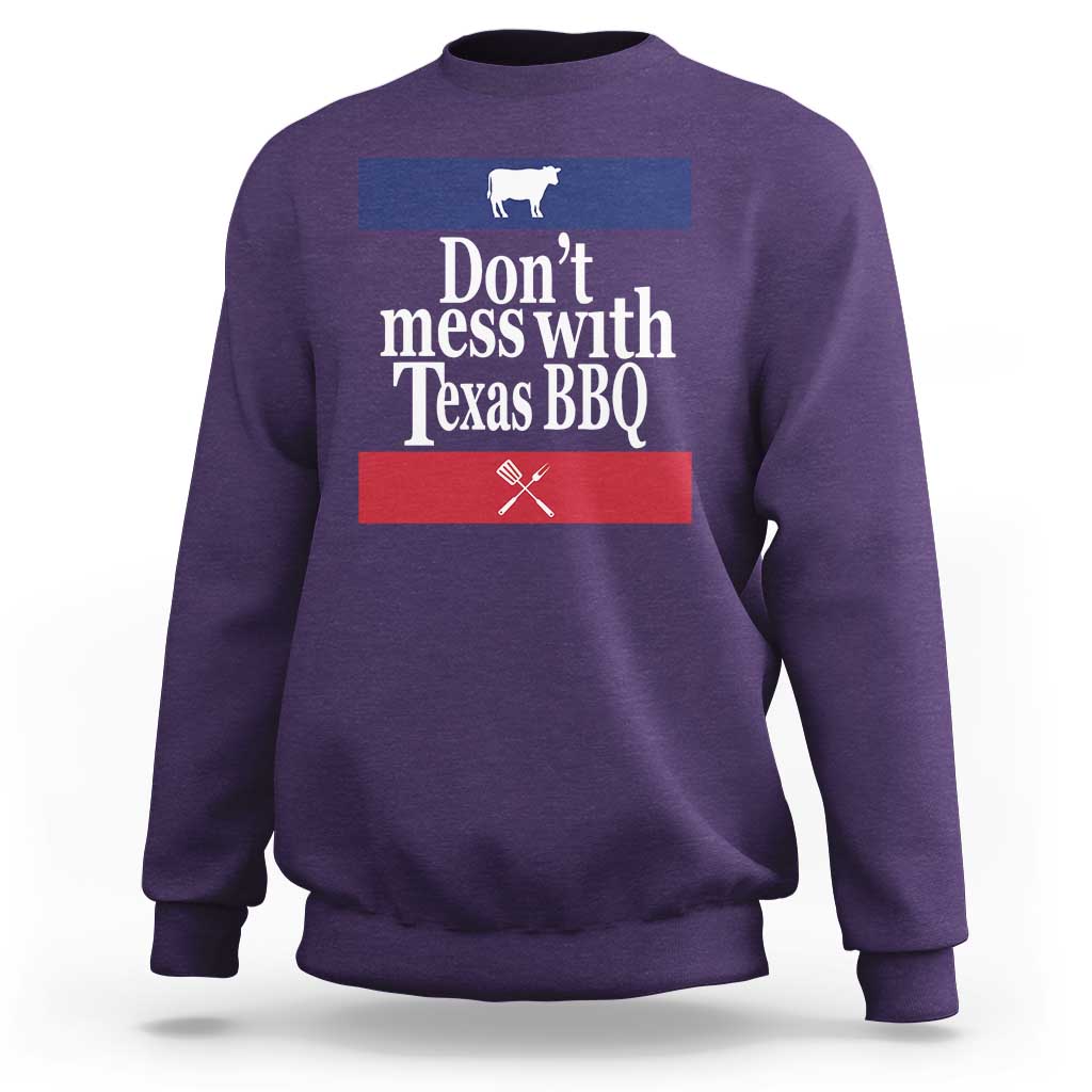 Don't Mess With Texas BBQ Sweatshirt