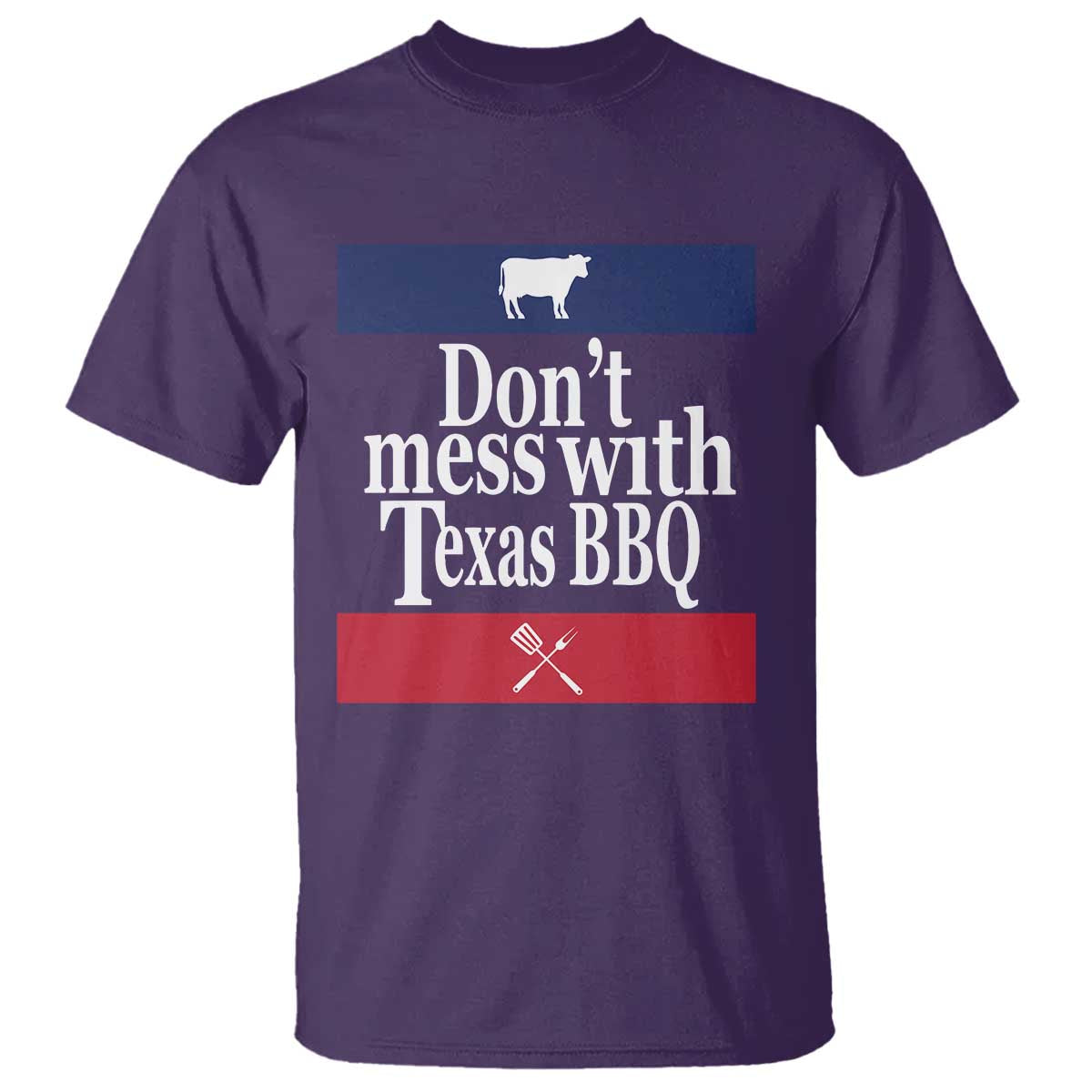 Don't Mess With Texas BBQ T Shirt - Wonder Print Shop