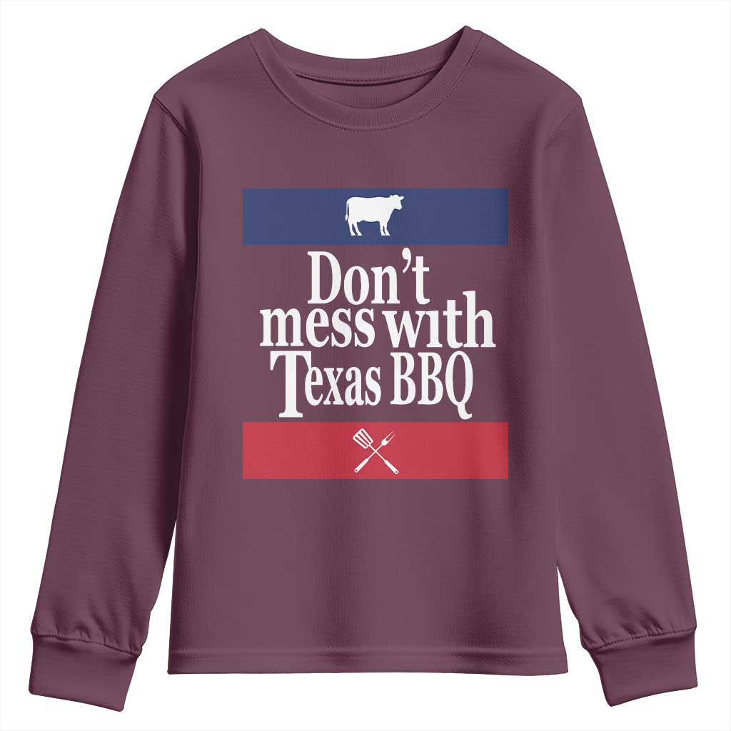 Don't Mess With Texas BBQ Youth Sweatshirt