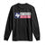 Don't Mess With Texas BBQ Long Sleeve Shirt Texan Flag Grilling Pitmaster
