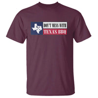 Don't Mess With Texas BBQ T Shirt Texan Flag Grilling Pitmaster - Wonder Print Shop