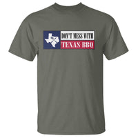 Don't Mess With Texas BBQ T Shirt Texan Flag Grilling Pitmaster - Wonder Print Shop