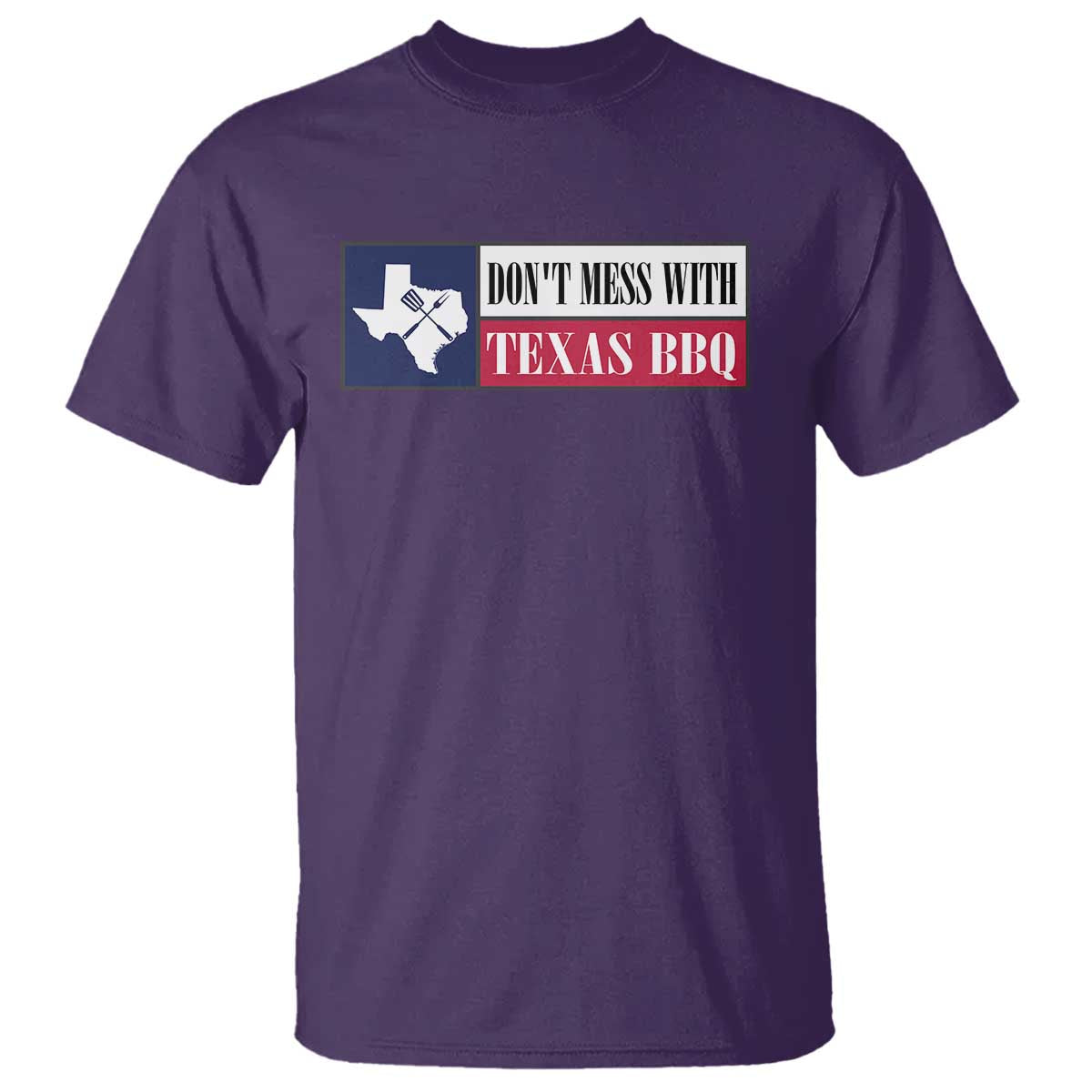 Don't Mess With Texas BBQ T Shirt Texan Flag Grilling Pitmaster - Wonder Print Shop