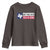 Don't Mess With Texas BBQ Youth Sweatshirt Texan Flag Grilling Pitmaster