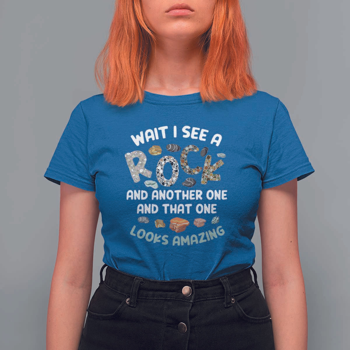 Rock Collector T Shirt For Women Wait I See A Rock Geologist