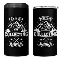 Rock Collector 4 in 1 Can Cooler Tumbler I'm Not Lost I'm Collecting Rocks Geologist