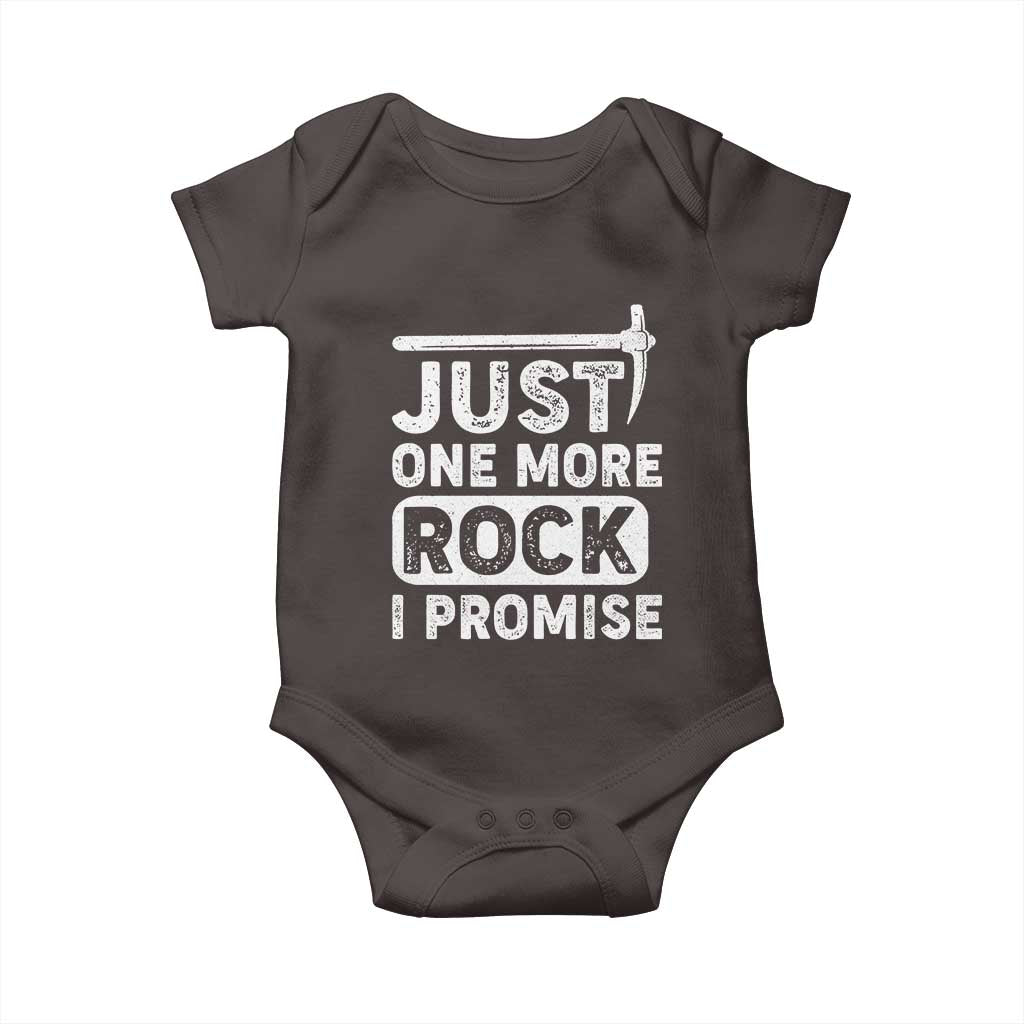 Rock Collector Baby Onesie Just One More Rock I Promise
