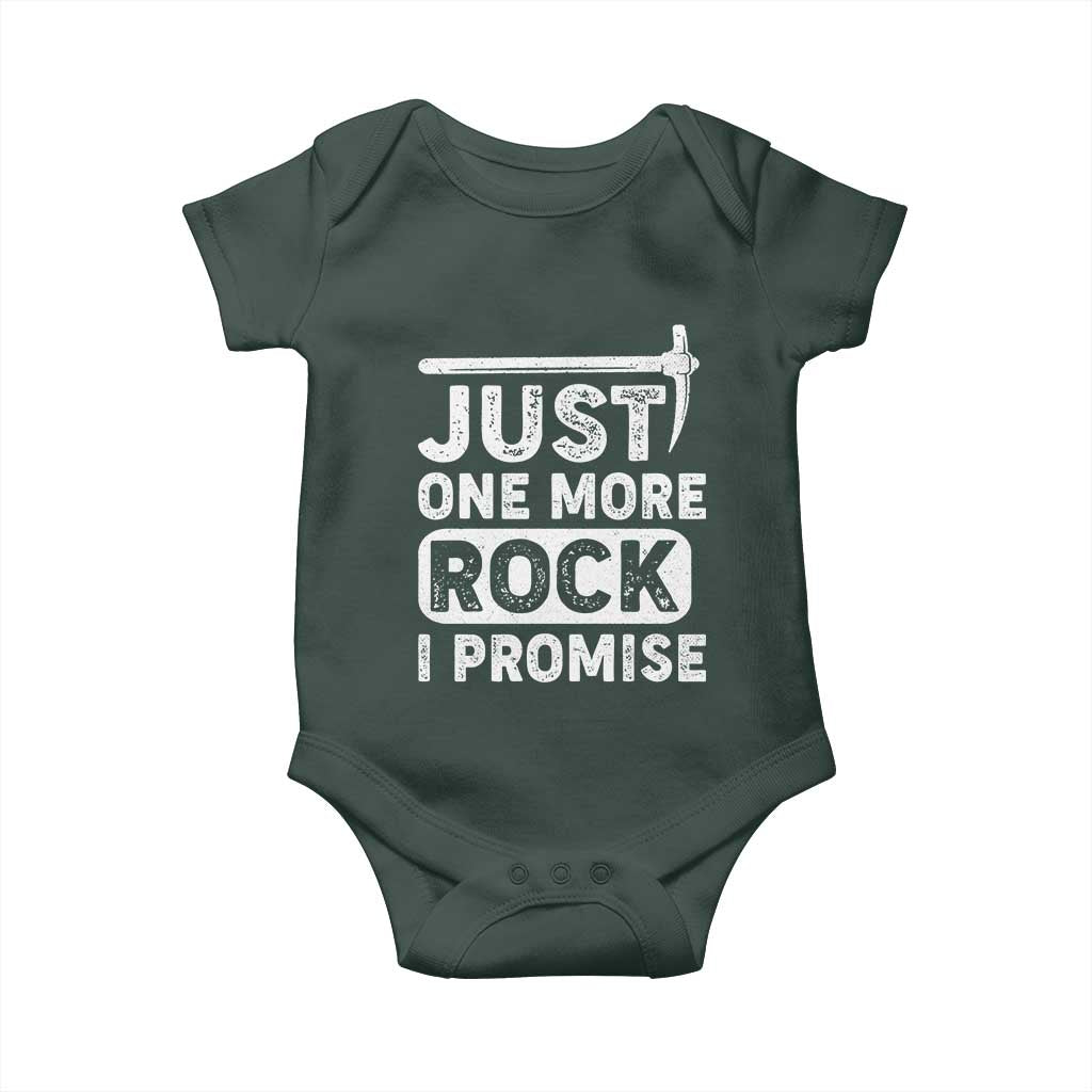 Rock Collector Baby Onesie Just One More Rock I Promise