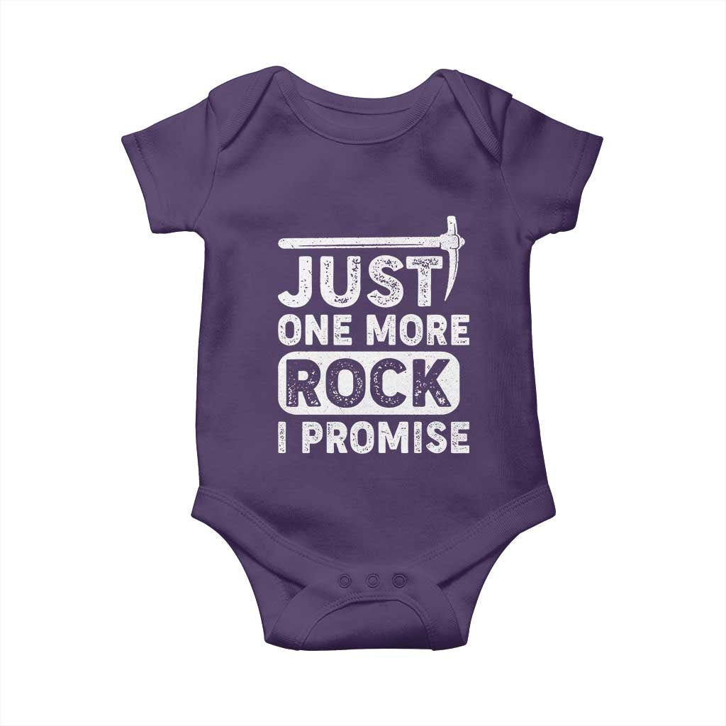 Rock Collector Baby Onesie Just One More Rock I Promise