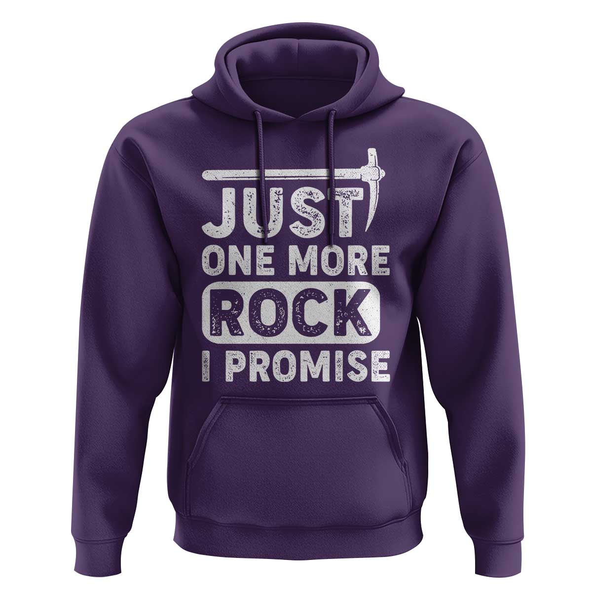 Rock Collector Hoodie Just One More Rock I Promise