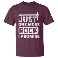 Rock Collector T Shirt Just One More Rock I Promise