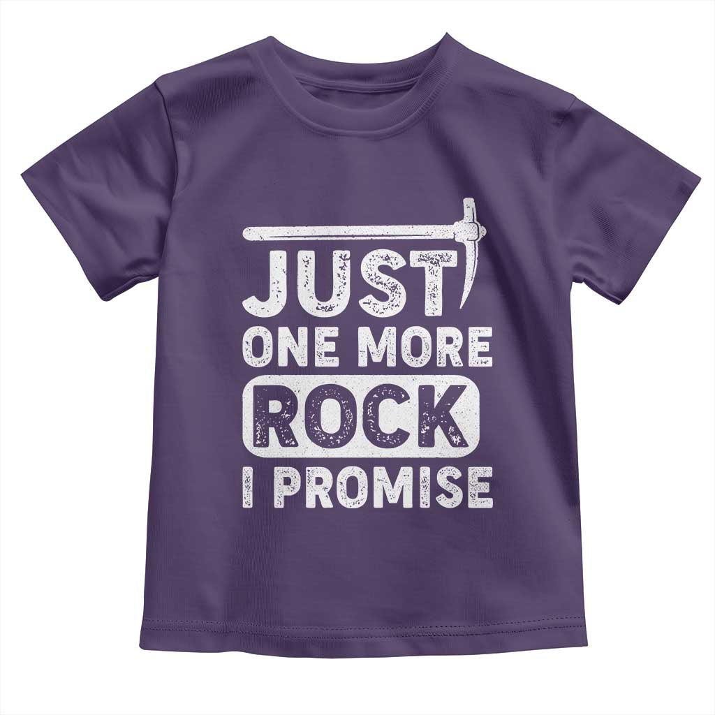 Rock Collector Toddler T Shirt Just One More Rock I Promise