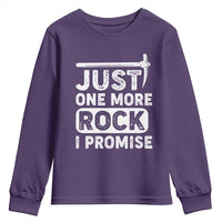 Rock Collector Youth Sweatshirt Just One More Rock I Promise