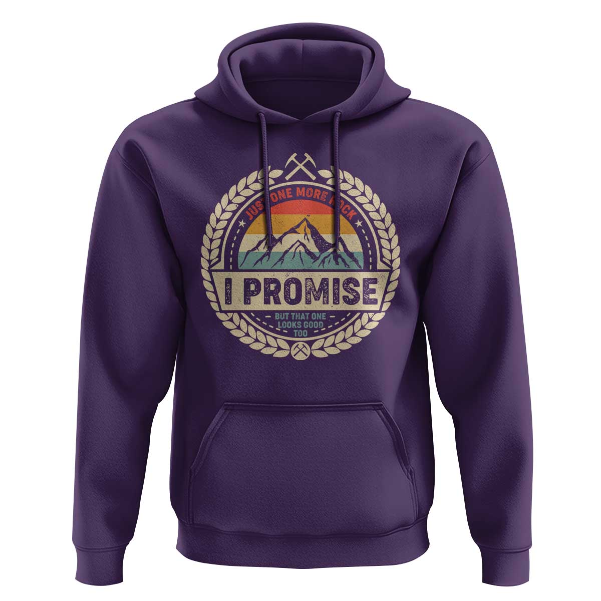 Geologist Hoodie Just One More Rock I Promise Rock Collector