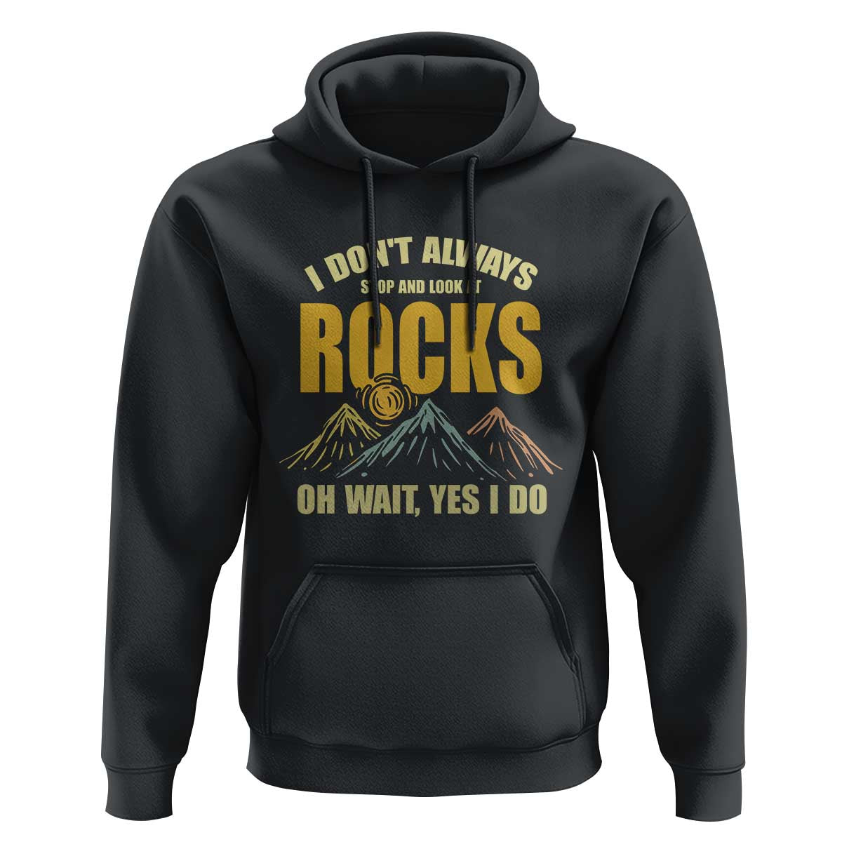 Geologist Hoodie I Don't Always Stop And Look At Rocks