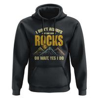 Geologist Hoodie I Don't Always Stop And Look At Rocks
