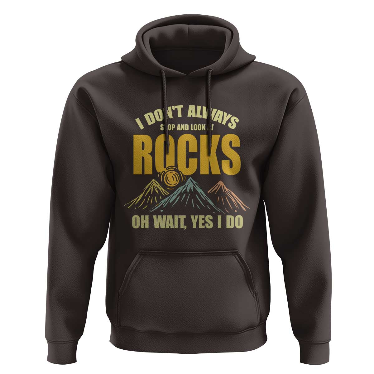 Geologist Hoodie I Don't Always Stop And Look At Rocks