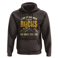 Geologist Hoodie I Don't Always Stop And Look At Rocks