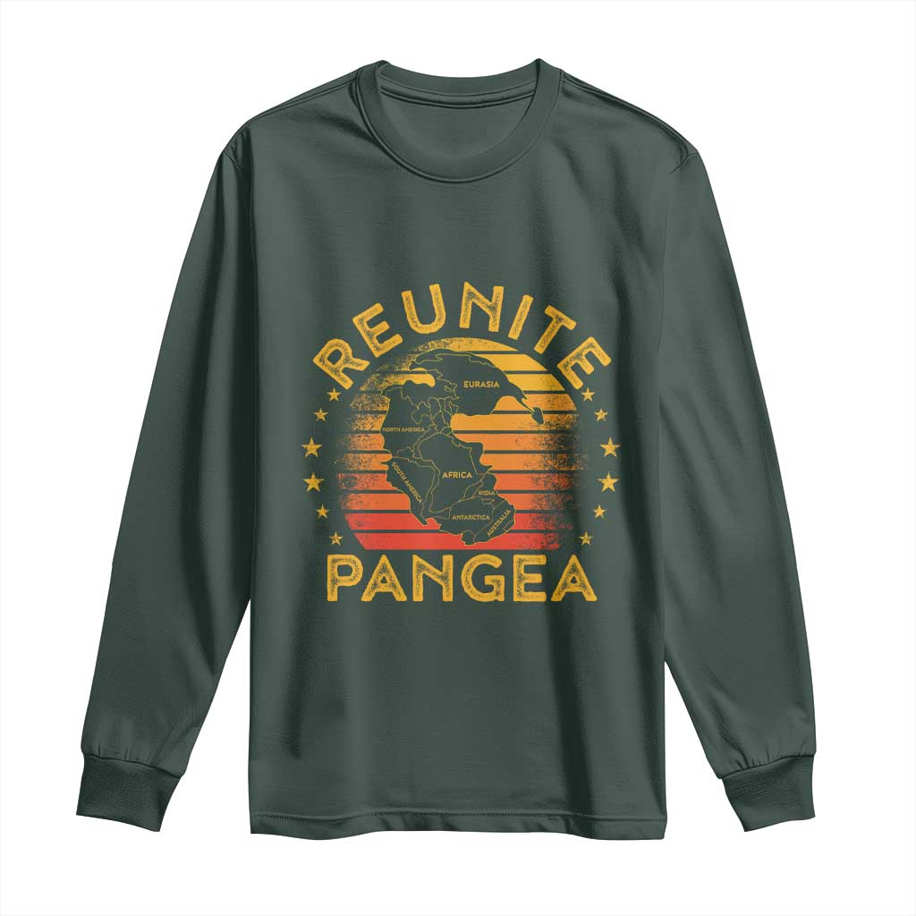 Funny Geologist Reunite Pangaea Long Sleeve Shirt