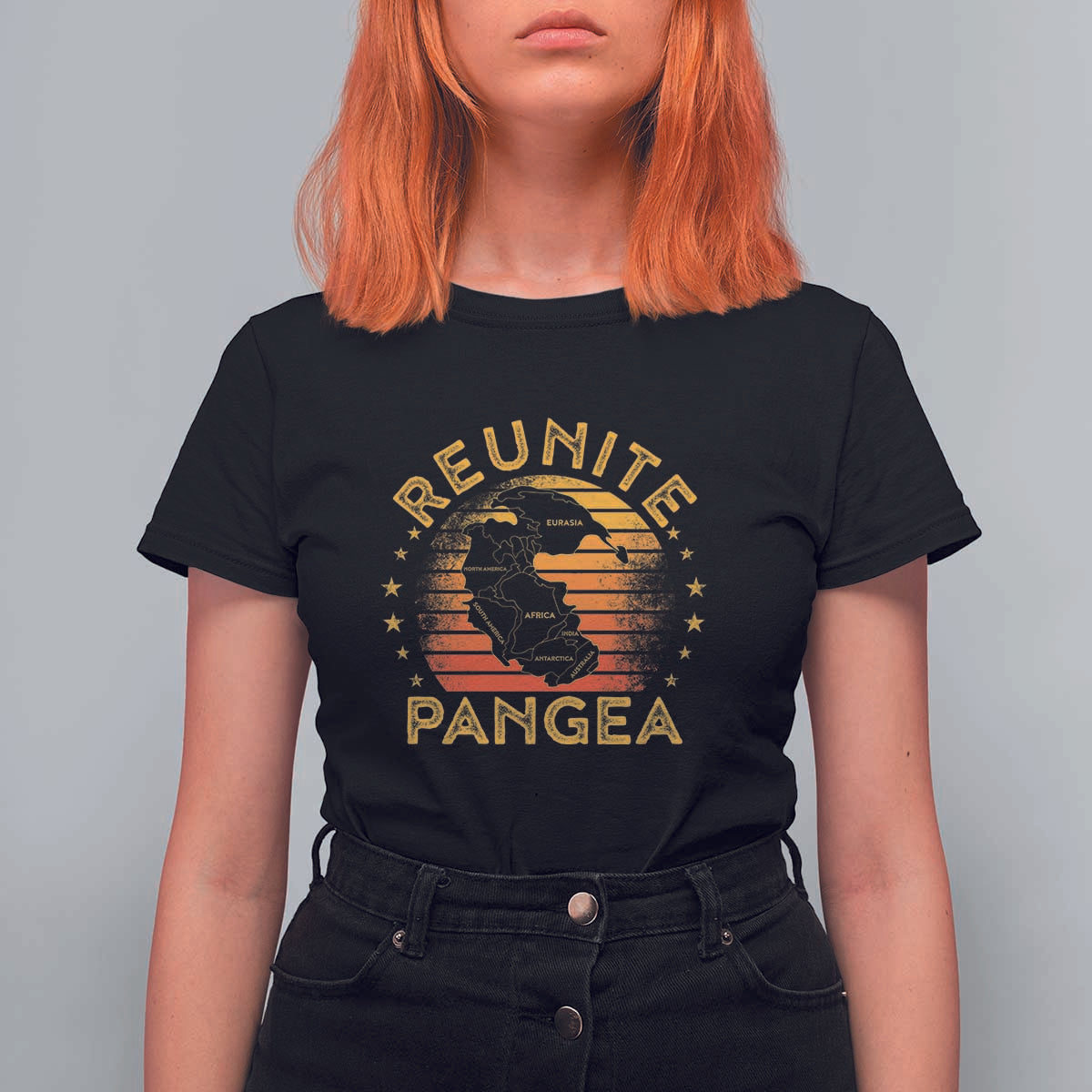 Funny Geologist Reunite Pangaea T Shirt For Women