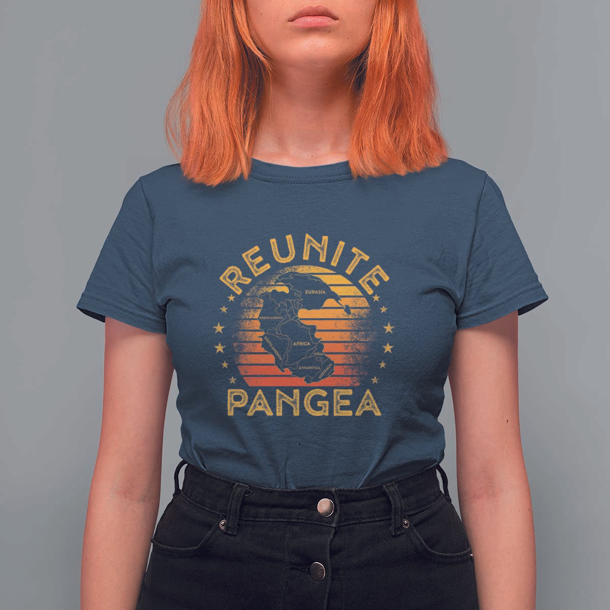 Funny Geologist Reunite Pangaea T Shirt For Women