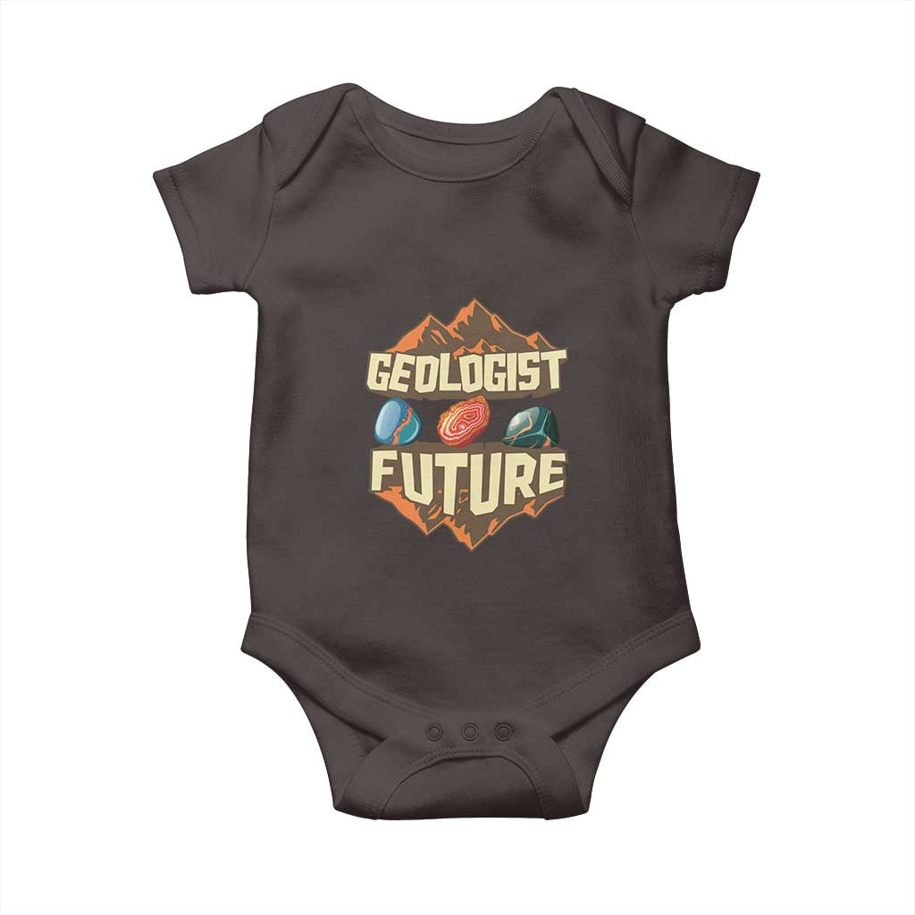 Future Geologist Baby Onesie Geology Student Earth Science