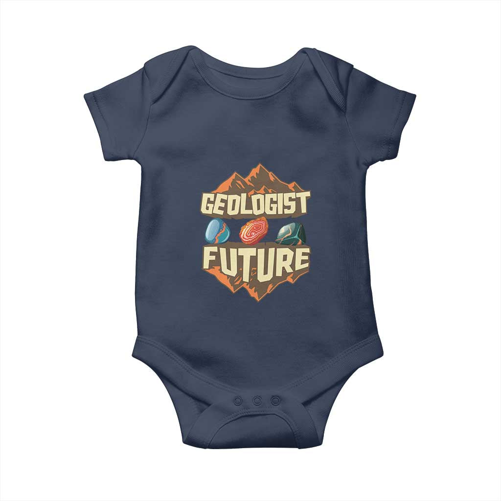 Future Geologist Baby Onesie Geology Student Earth Science