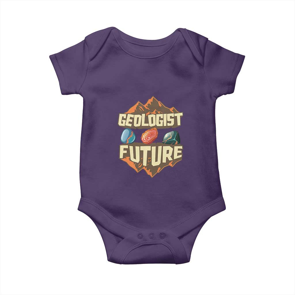Future Geologist Baby Onesie Geology Student Earth Science