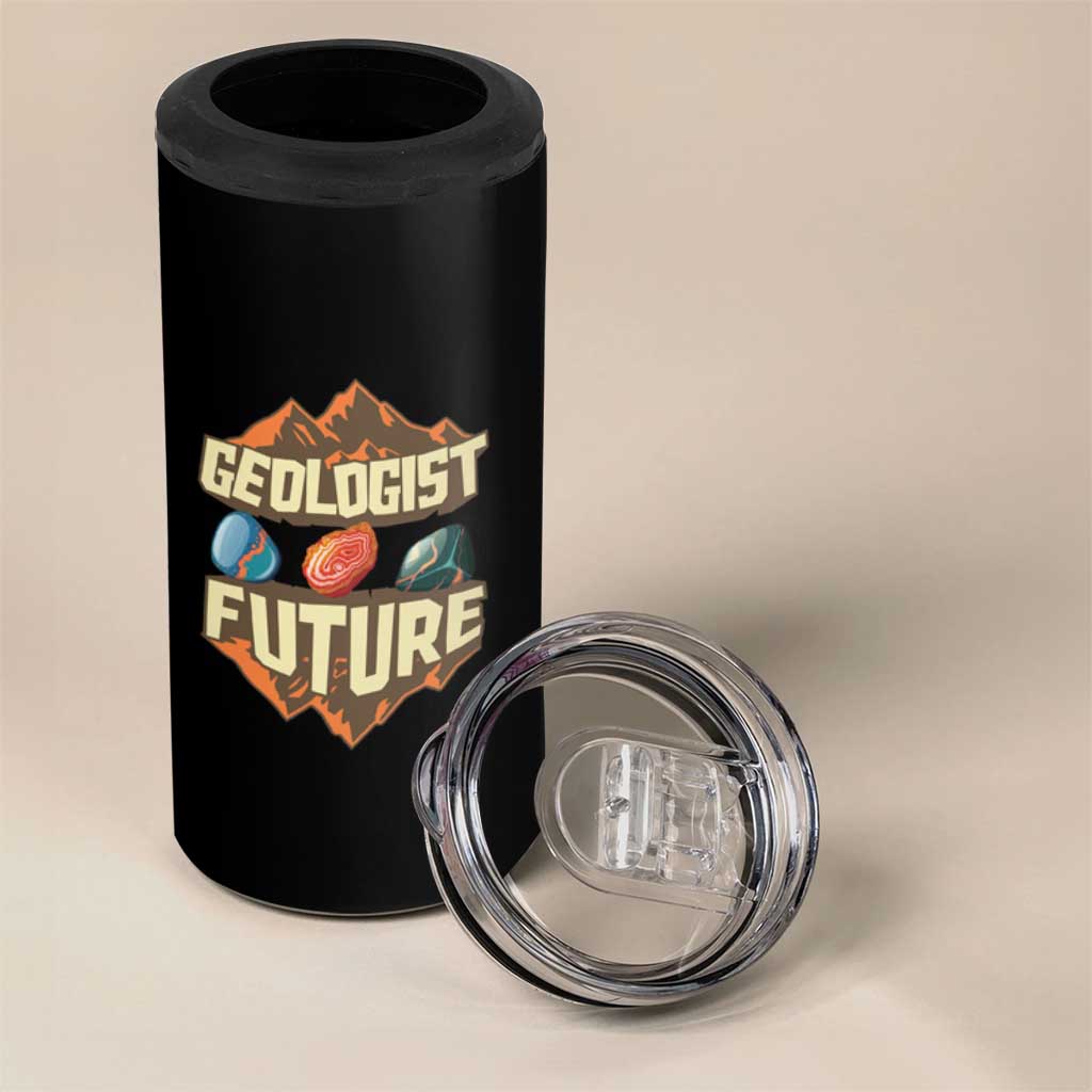 Future Geologist 4 in 1 Can Cooler Tumbler Geology Student Earth Science