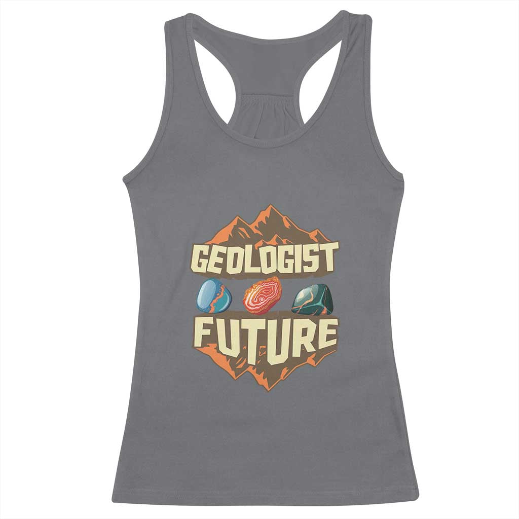 Future Geologist Racerback Tank Top Geology Student Earth Science