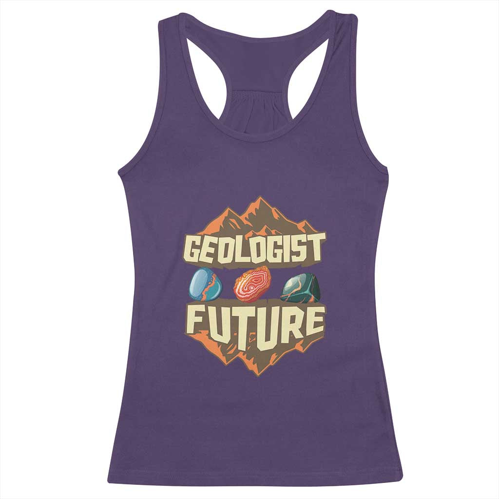 Future Geologist Racerback Tank Top Geology Student Earth Science