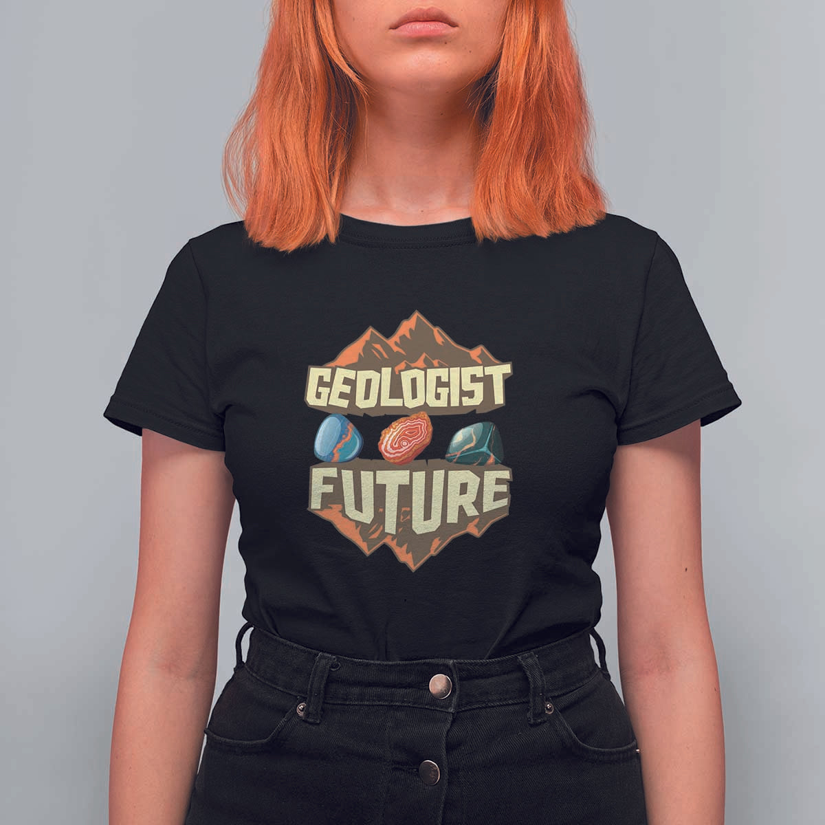 Future Geologist T Shirt For Women Geology Student Earth Science