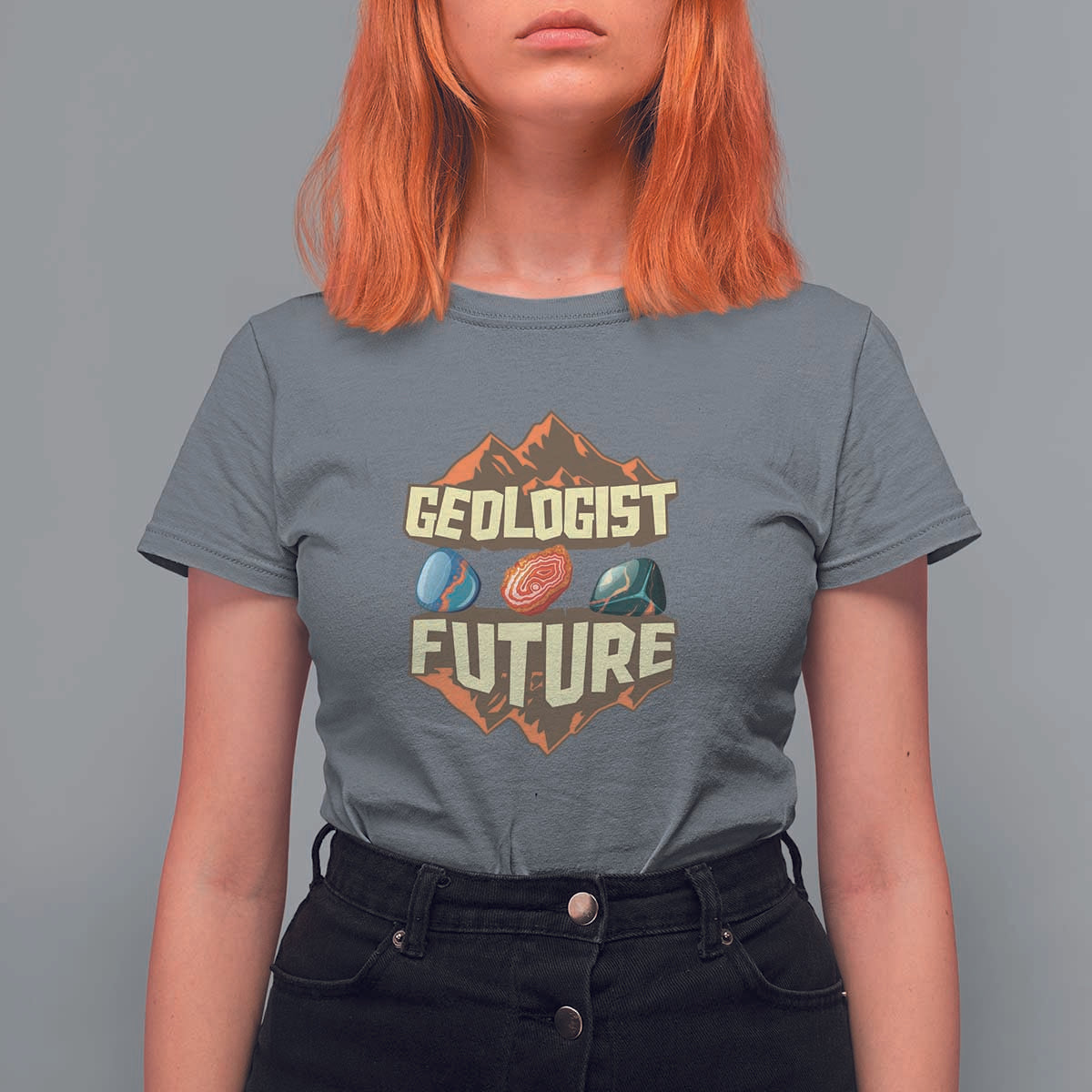 Future Geologist T Shirt For Women Geology Student Earth Science