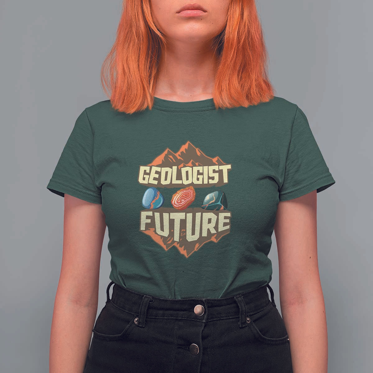 Future Geologist T Shirt For Women Geology Student Earth Science
