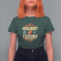 Future Geologist T Shirt For Women Geology Student Earth Science