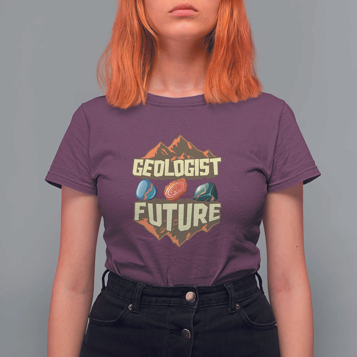 Future Geologist T Shirt For Women Geology Student Earth Science
