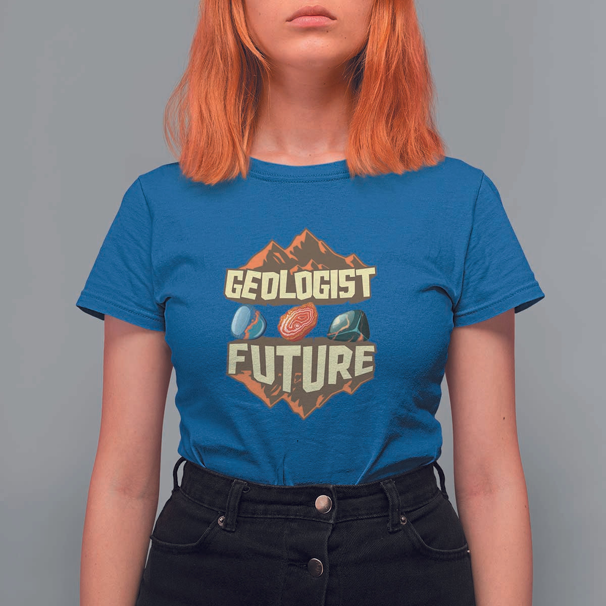 Future Geologist T Shirt For Women Geology Student Earth Science