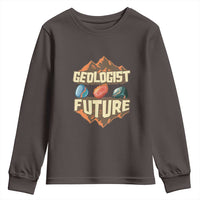 Future Geologist Youth Sweatshirt Geology Student Earth Science