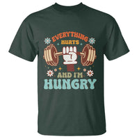 Gymer T Shirt Everything Hurts And I'm Hungry - Wonder Print Shop