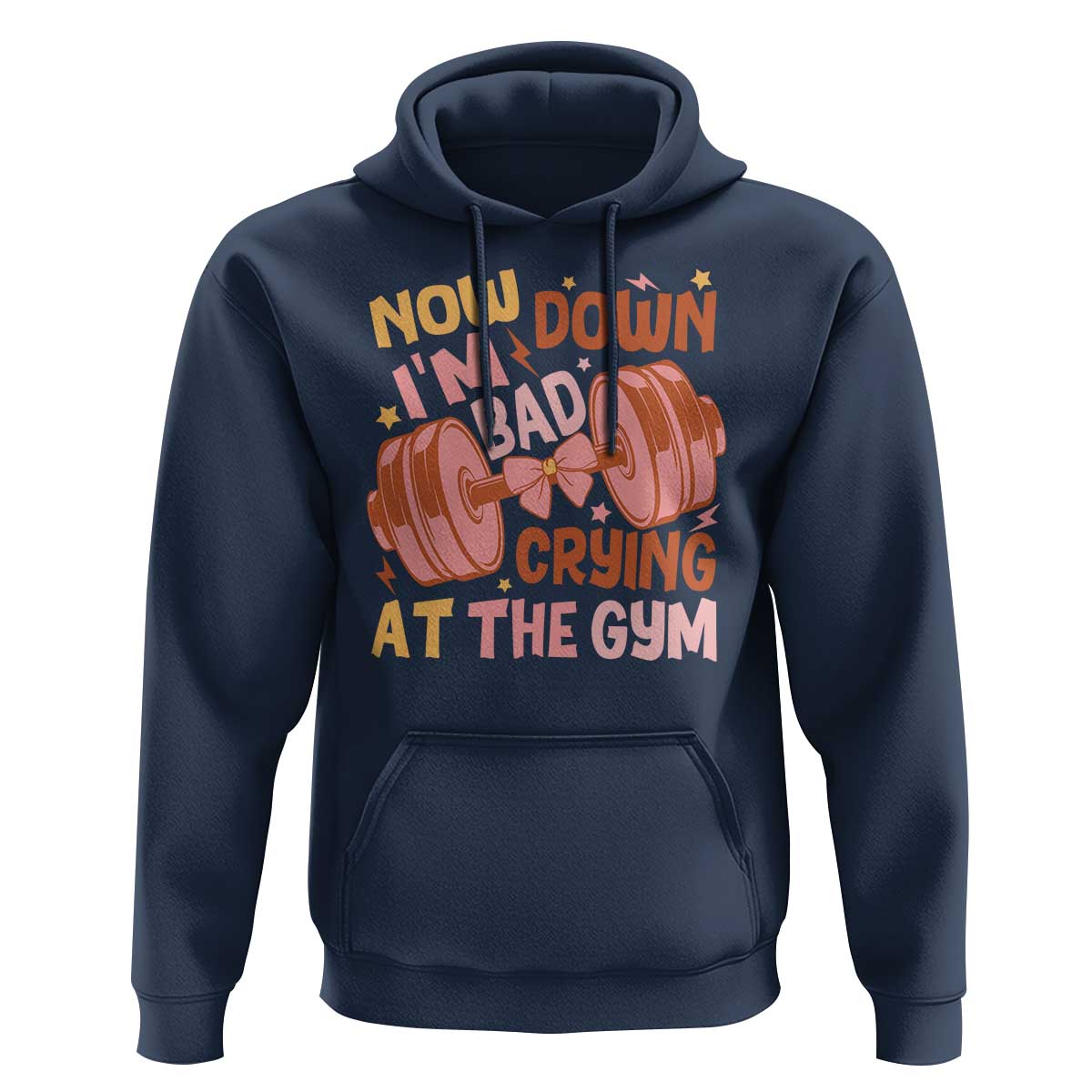 Gymer Hoodie Down Bad Crying At The Gym Groovy Bow Coquette