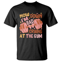 Gymer T Shirt Down Bad Crying At The Gym Groovy Bow Coquette - Wonder Print Shop