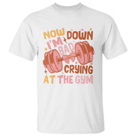 Gymer T Shirt Down Bad Crying At The Gym Groovy Bow Coquette - Wonder Print Shop