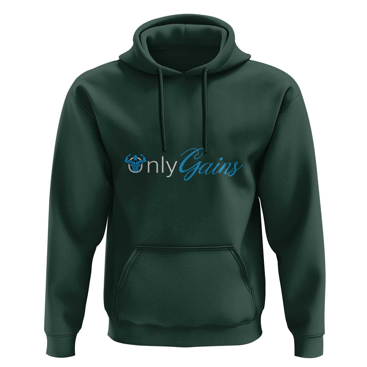 Funny Gymer Hoodie Only Gains Fitness