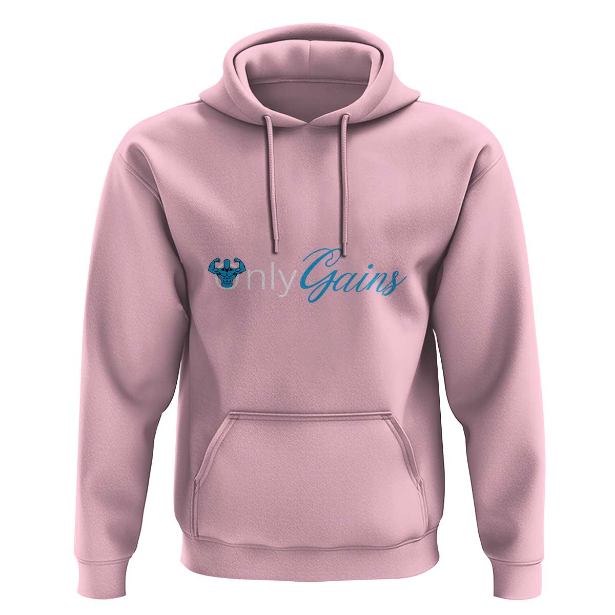 Funny Gymer Hoodie Only Gains Fitness