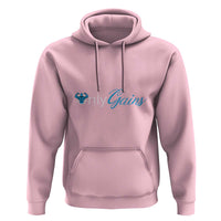 Funny Gymer Hoodie Only Gains Fitness